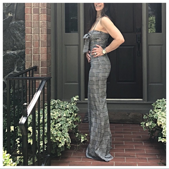 ✨LAST ONE WAS 39$✨Houndstooth wide leg 2 piece set - Picture 5 of 7